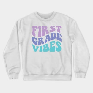 First-Grade-Vibes vintage Crewneck Sweatshirt